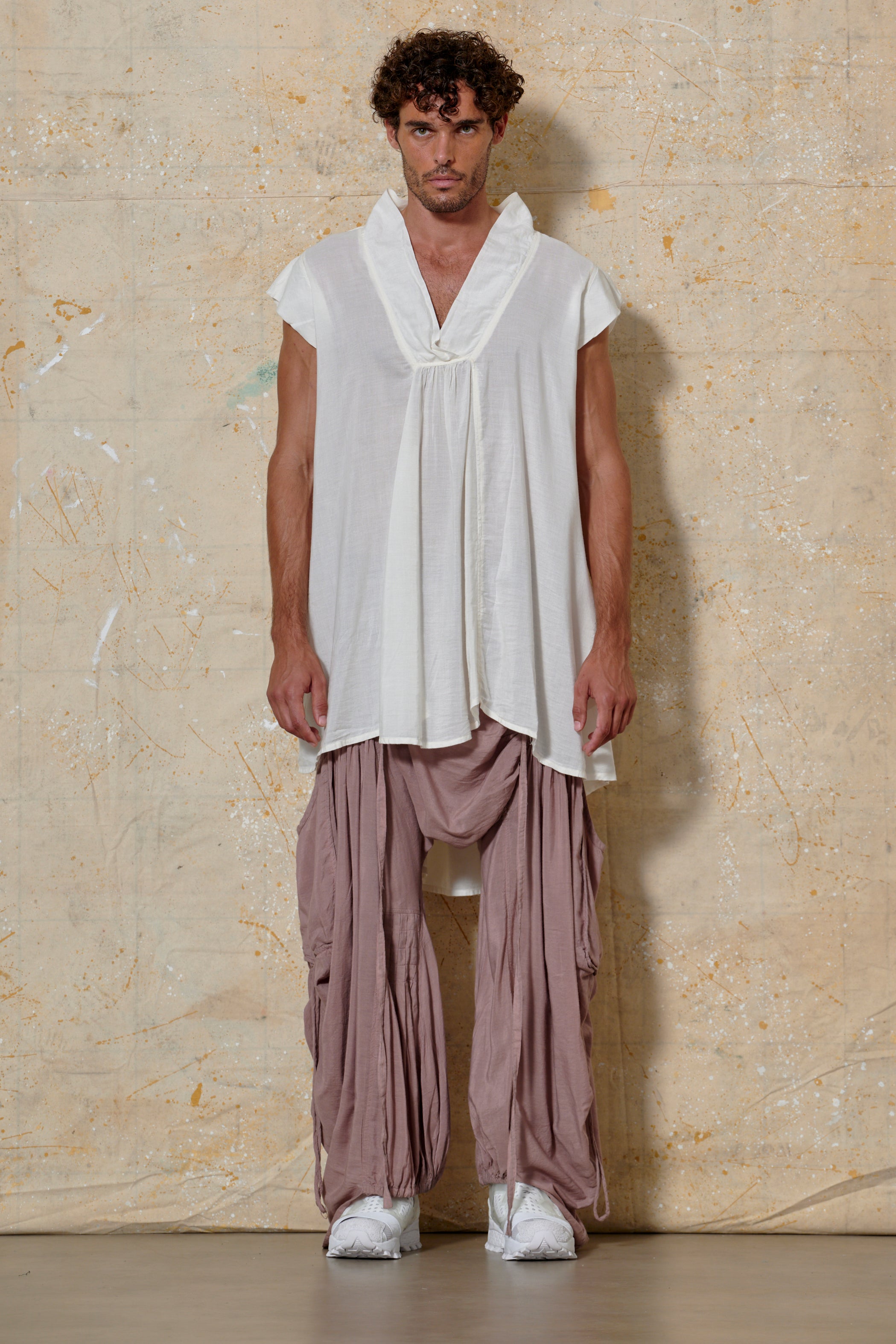 SAMUI PONCHO SILKY MEN