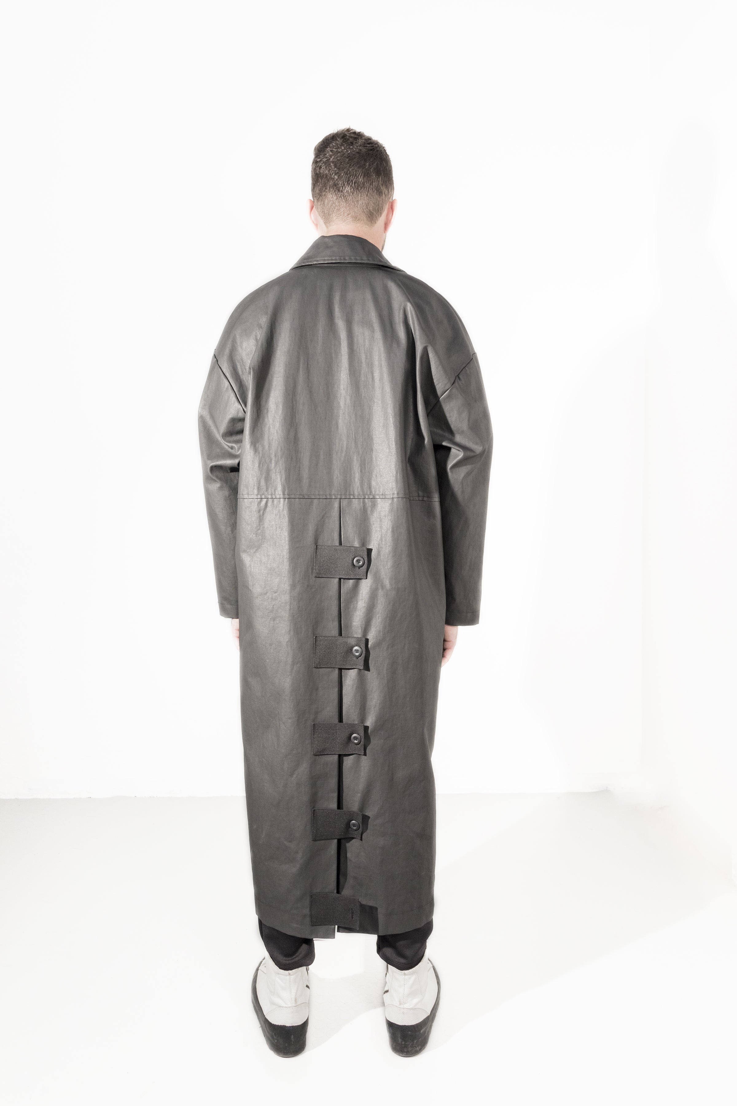 Waxed Long coat - Natural Born Humans Store