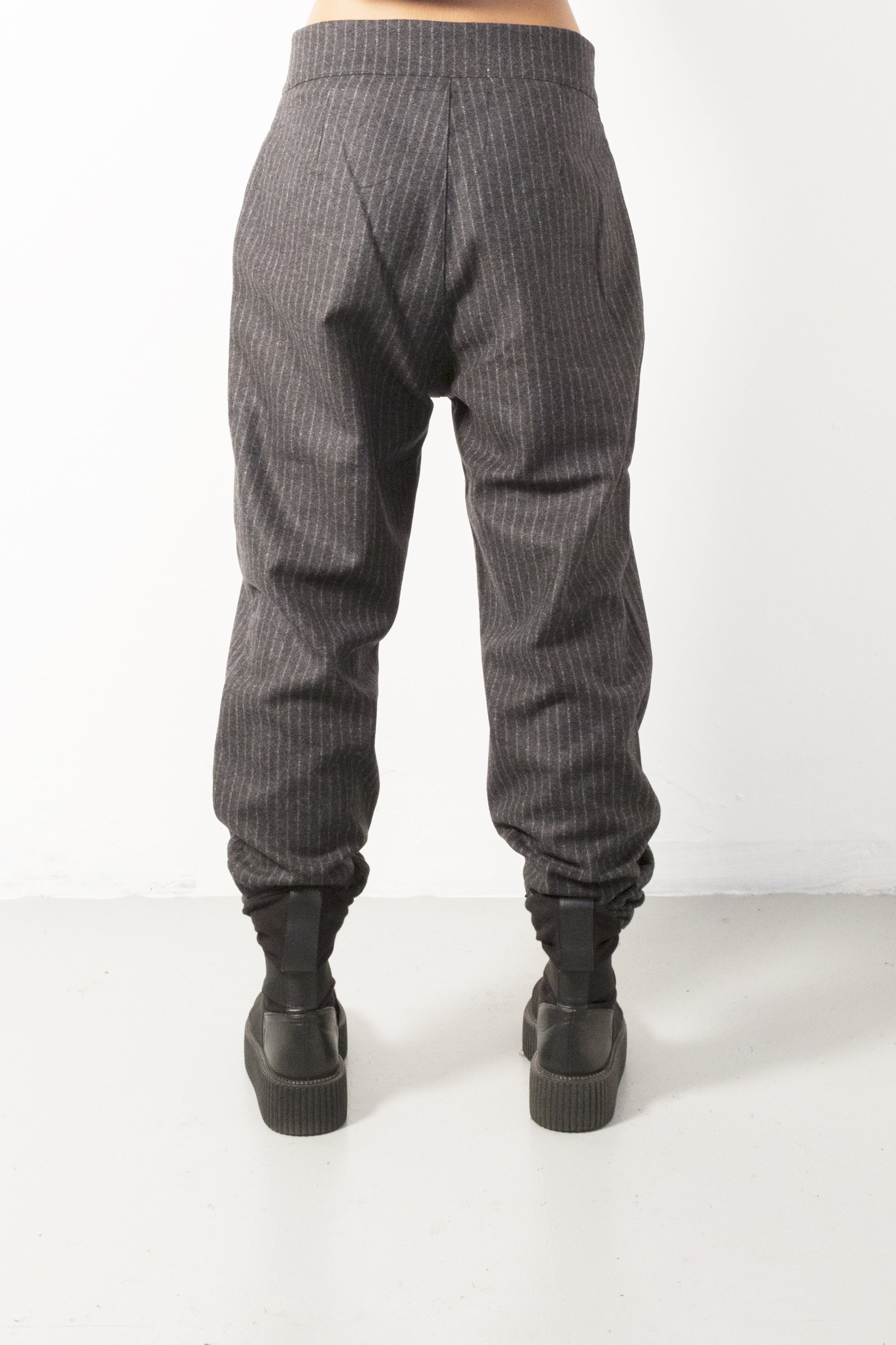 Wool Pinstripe Pant - Natural Born Humans Store
