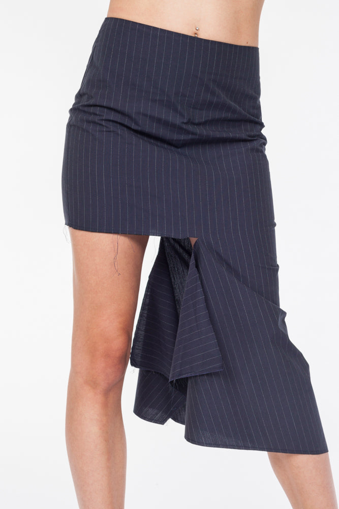 Rip pinstripe skirt - Natural Born Humans Store