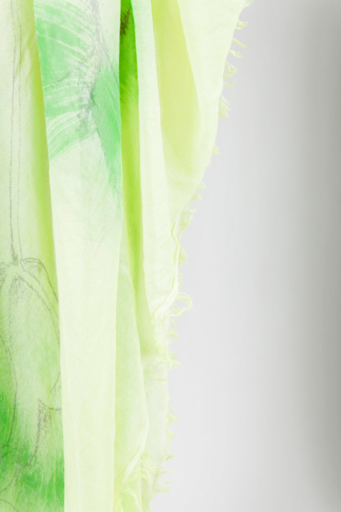 Yellow limon scarf - Natural Born Humans Store