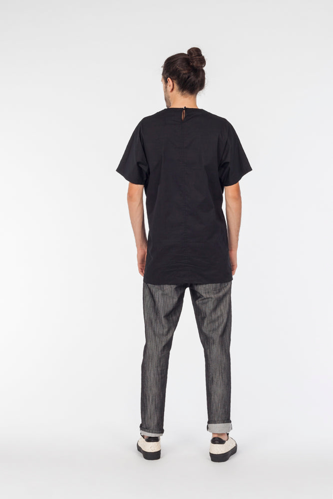 Black kimono top - Natural Born Humans Store