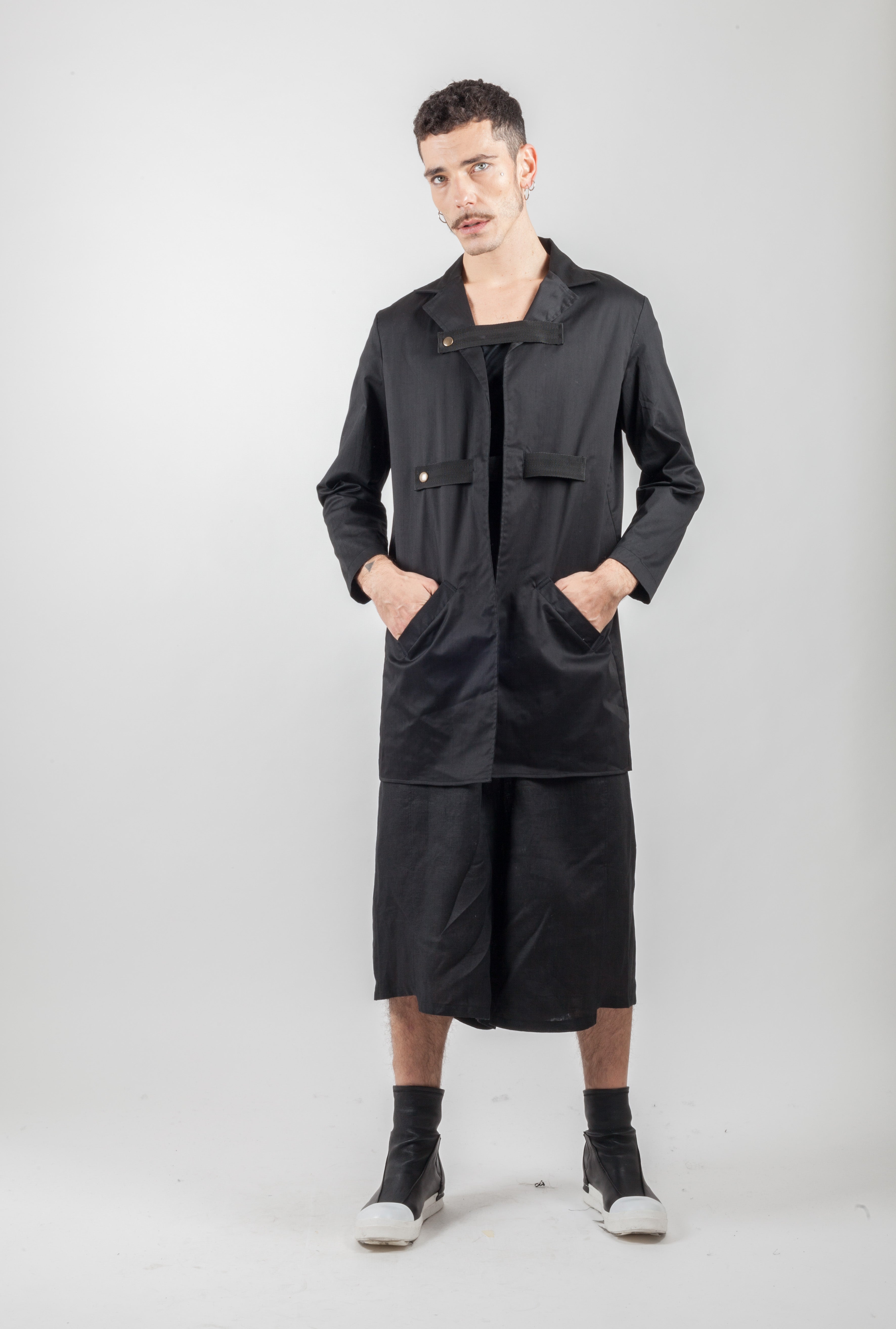 Fastening Belt Jacket - Natural Born Humans Store