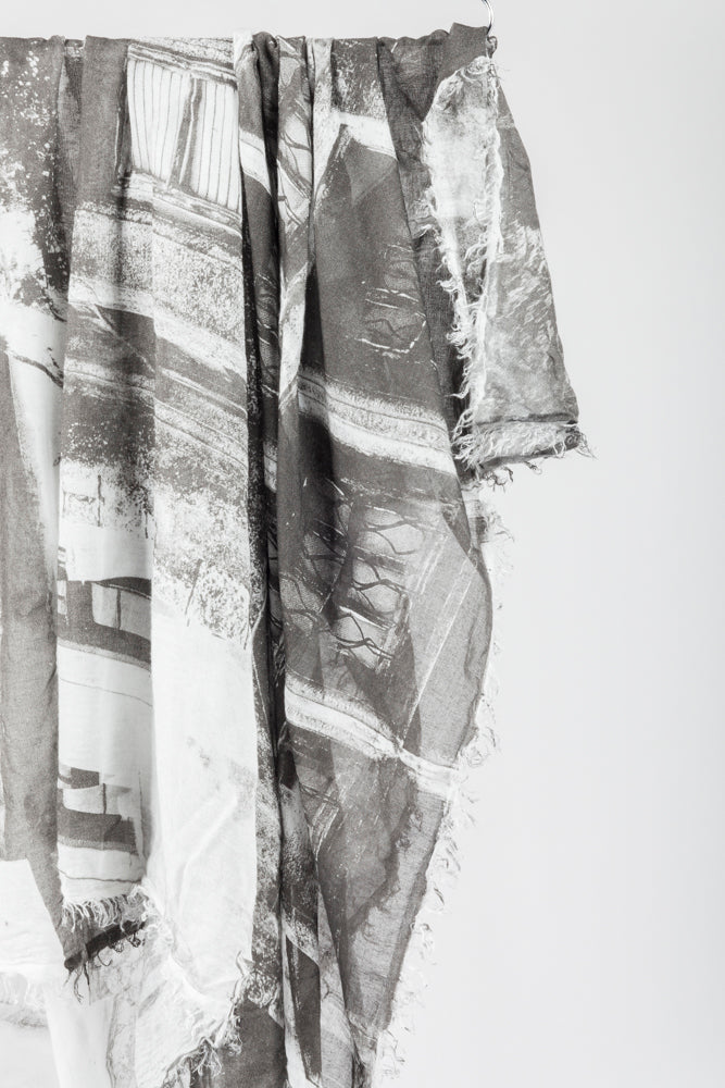 Black and white photography scarf - Natural Born Humans Store