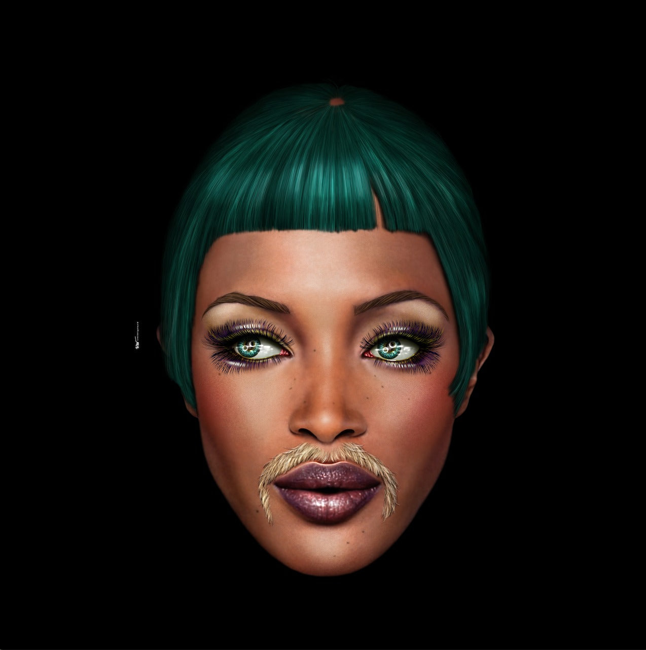 Naomi Campbell Scarf by Saul Zanolari in Pre-Order - Natural Born Humans Store