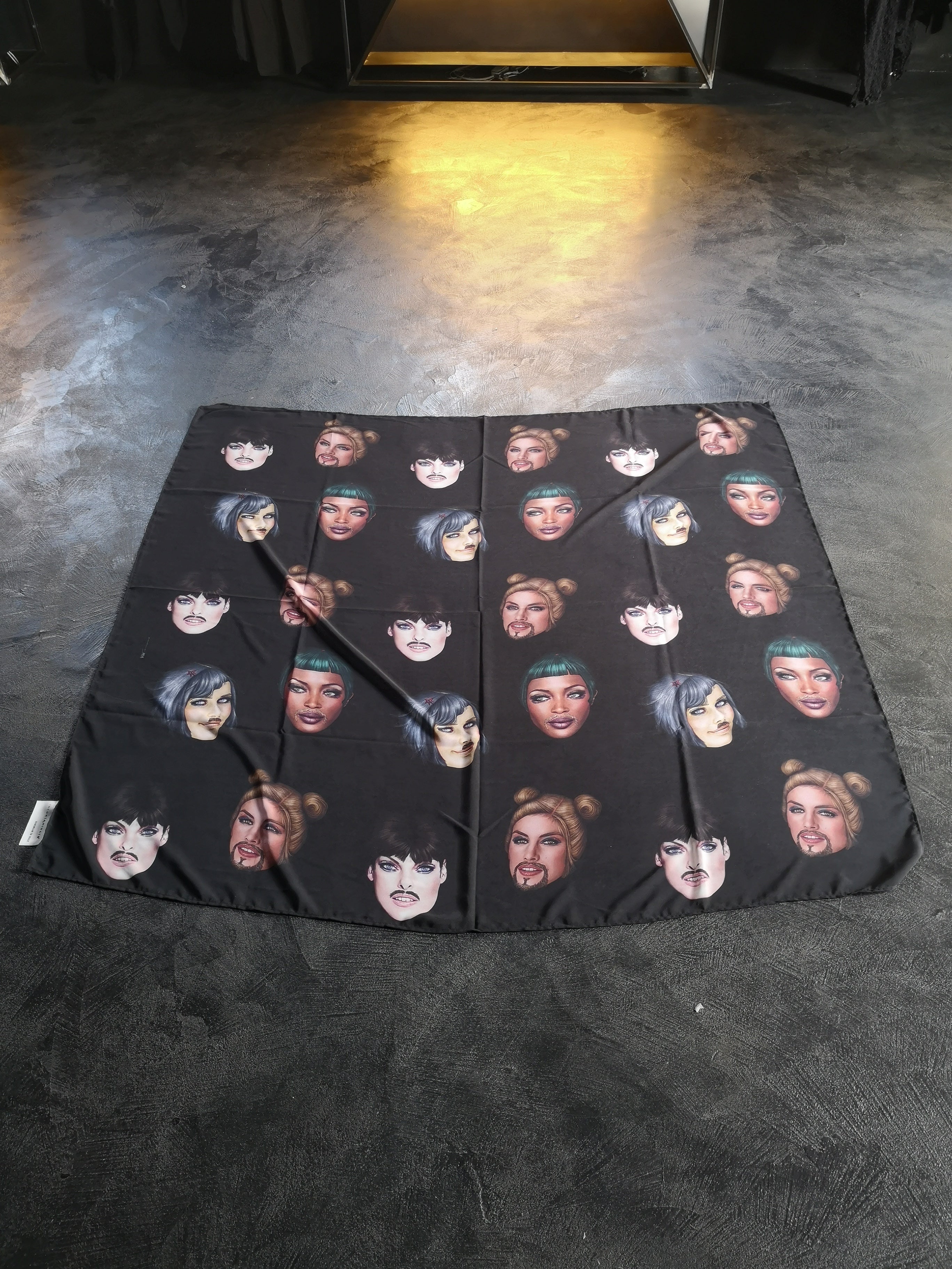 Famous Face Scarf by Saul Zanolari in Pre-Order - Natural Born Humans Store