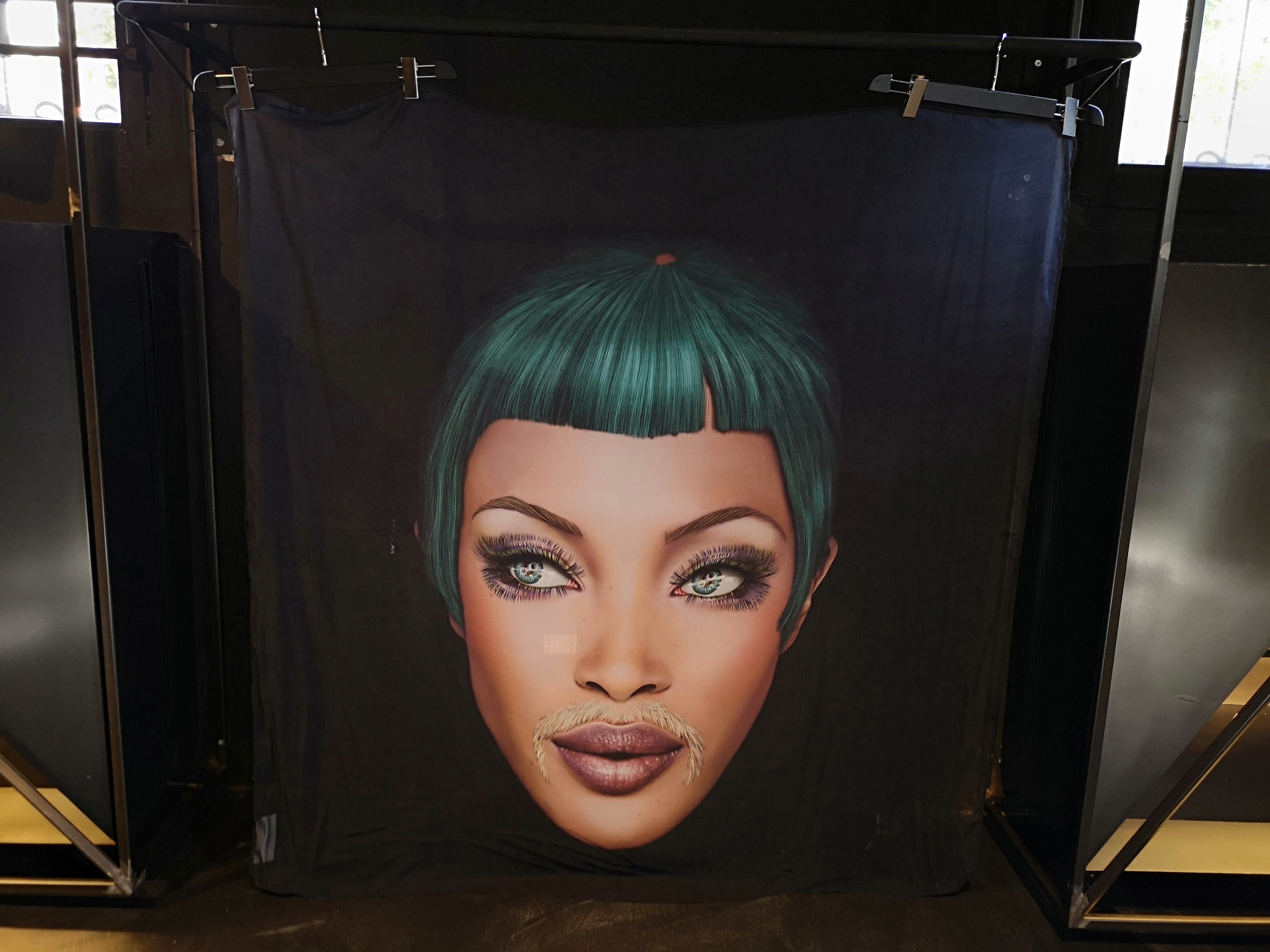 Naomi Campbell Scarf by Saul Zanolari in Pre-Order - Natural Born Humans Store