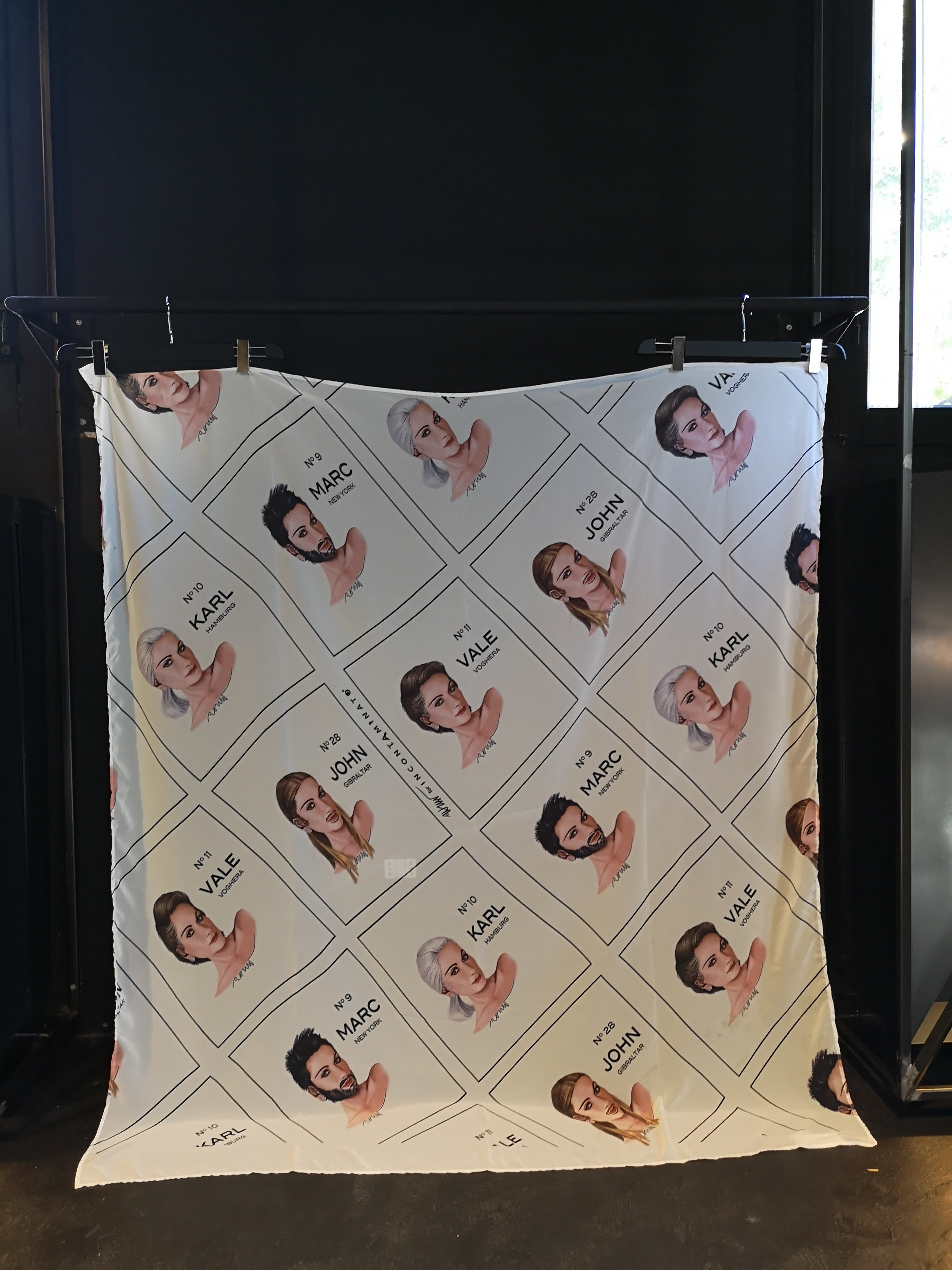 Famous white Face Scarf by Saul Zanolari in Pre-Order - Natural Born Humans Store