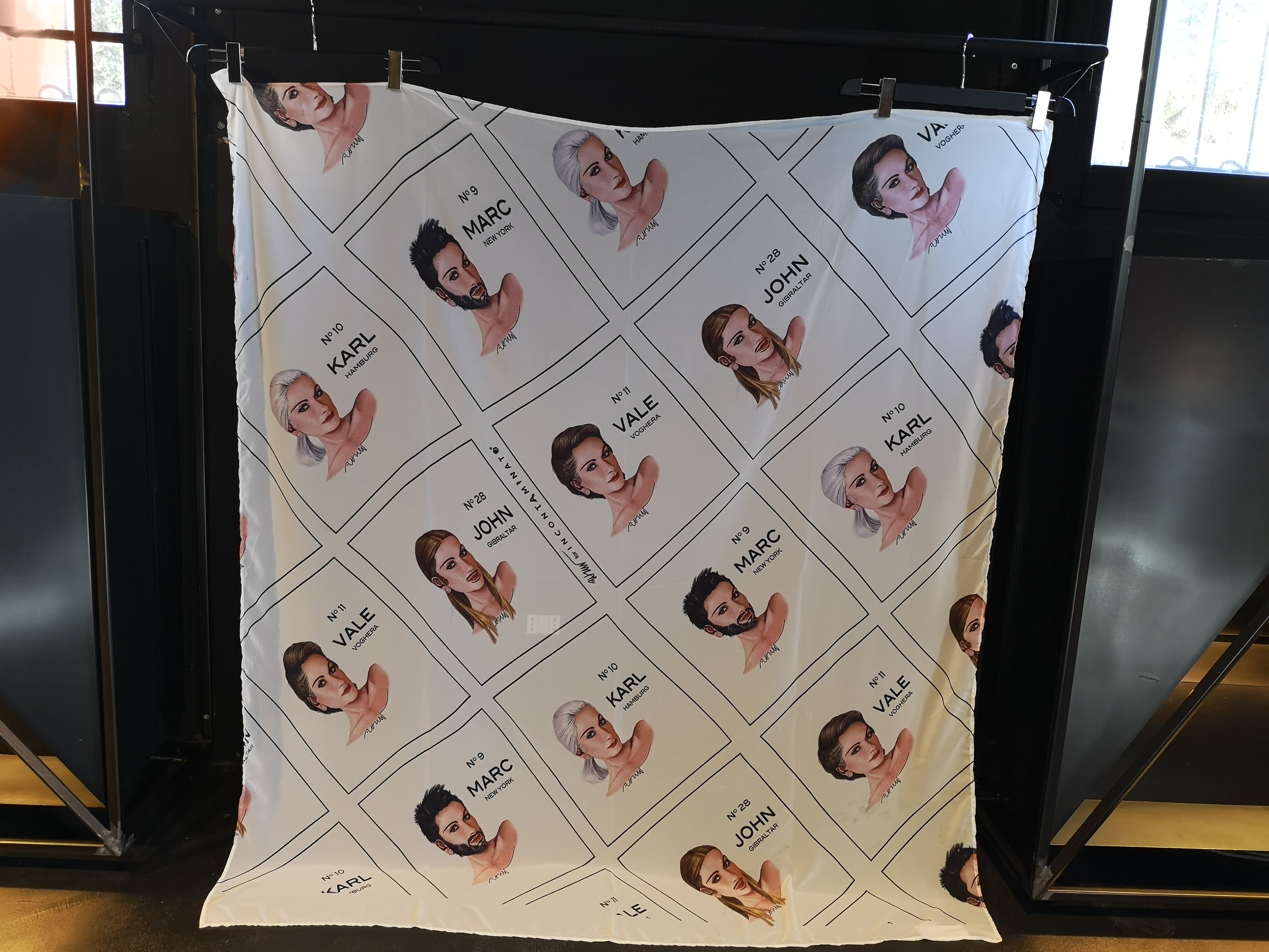 Famous white Face Scarf by Saul Zanolari in Pre-Order - Natural Born Humans Store