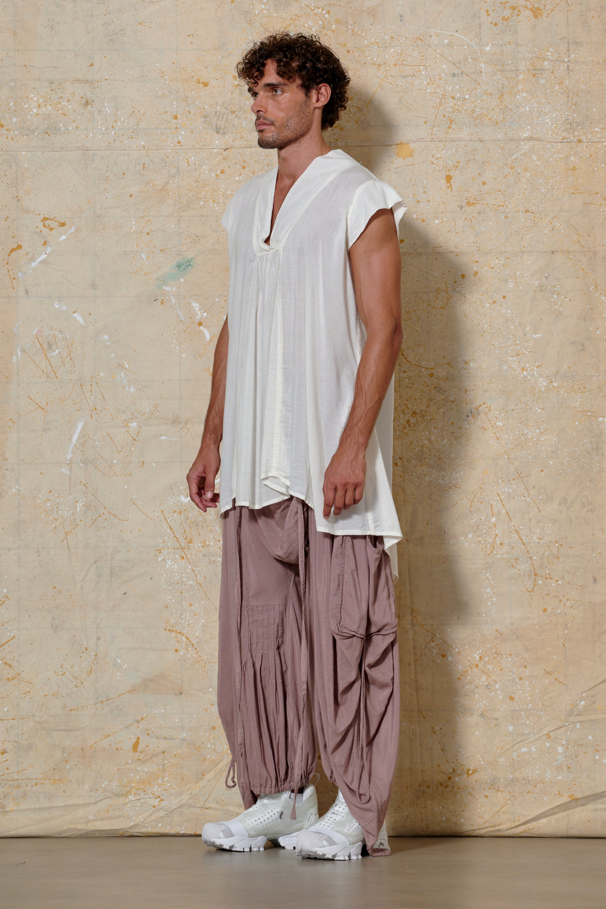 SAMUI PONCHO SILKY MEN