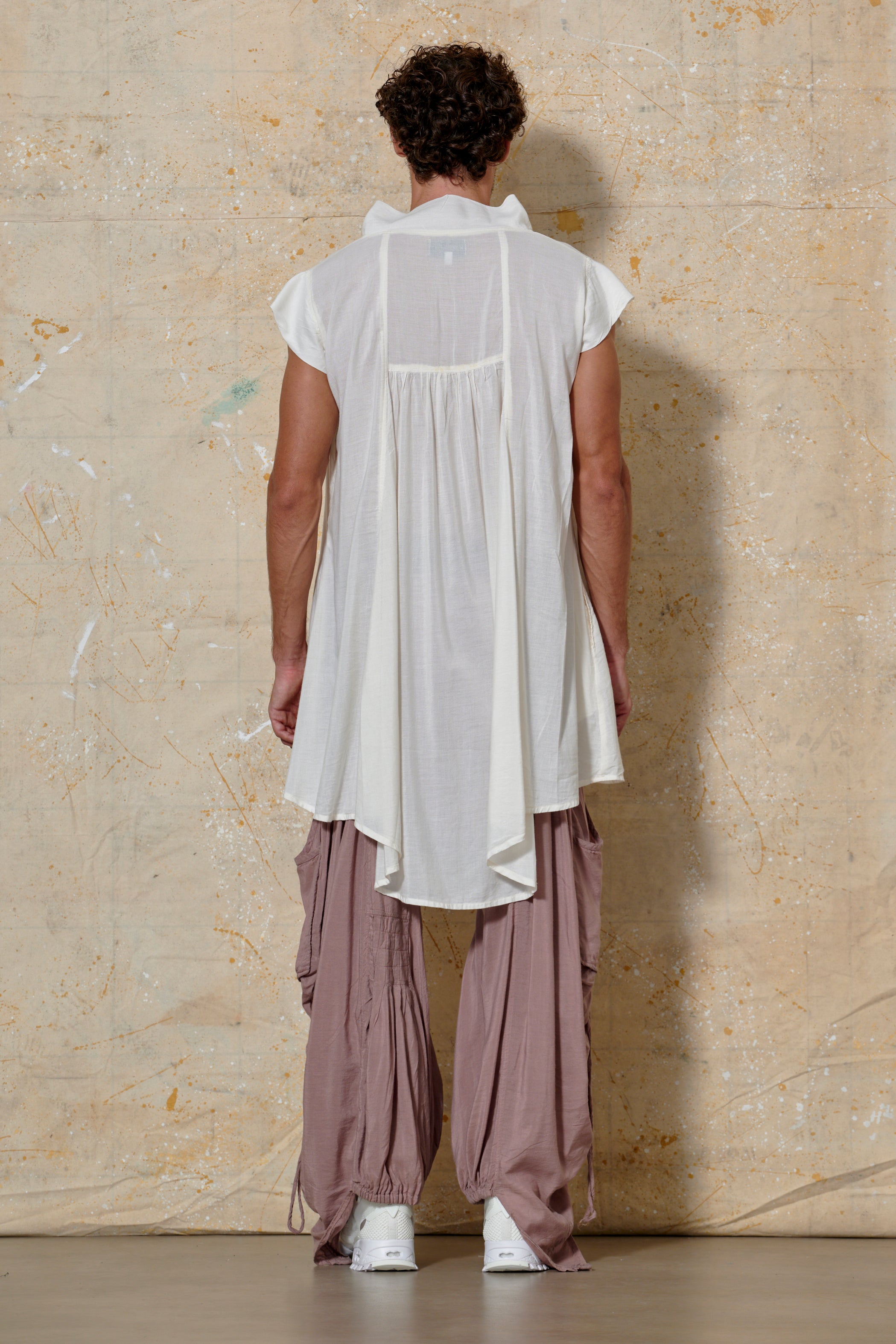 SAMUI PONCHO SILKY MEN