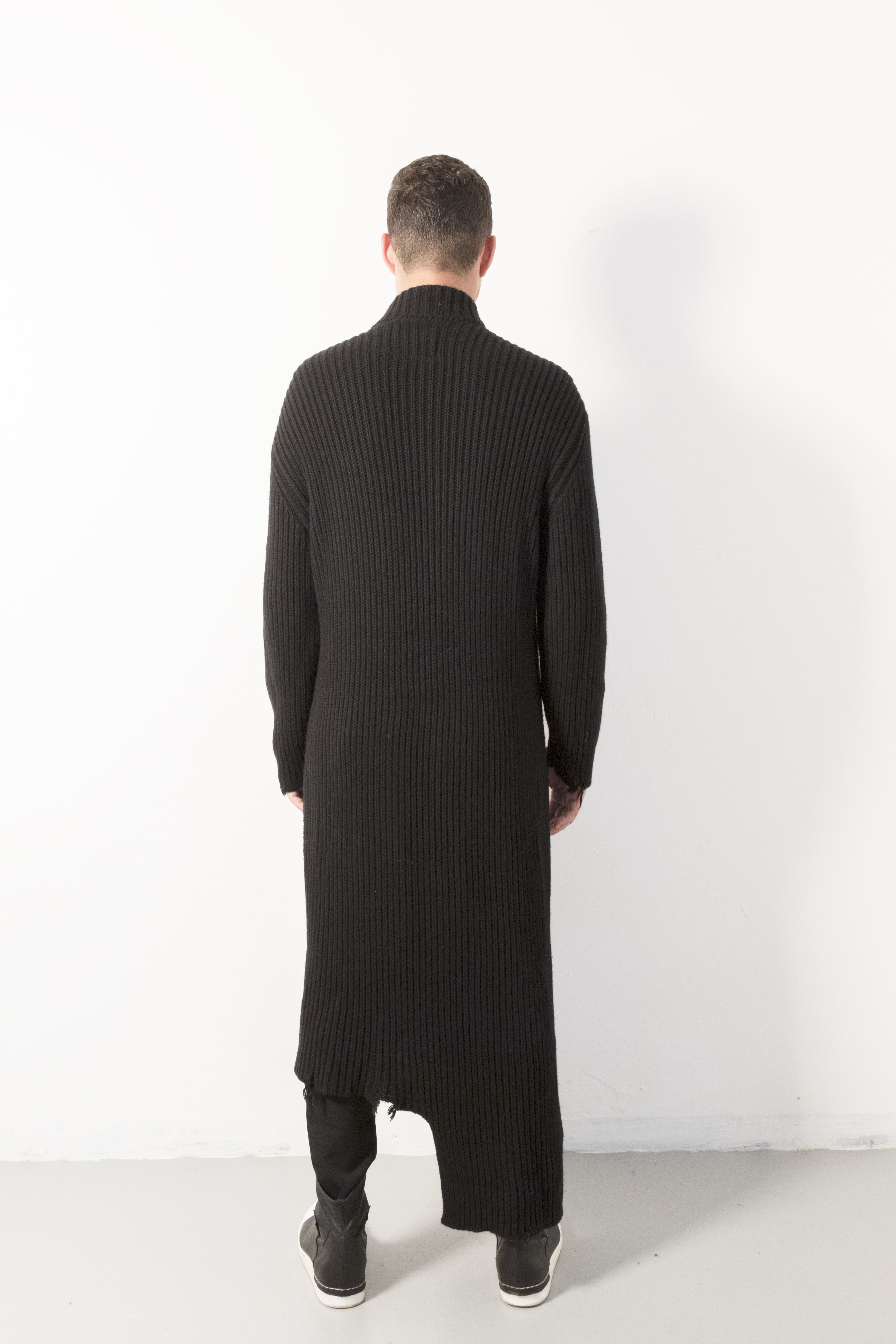 Wool Long Buttons Coat - Natural Born Humans Store