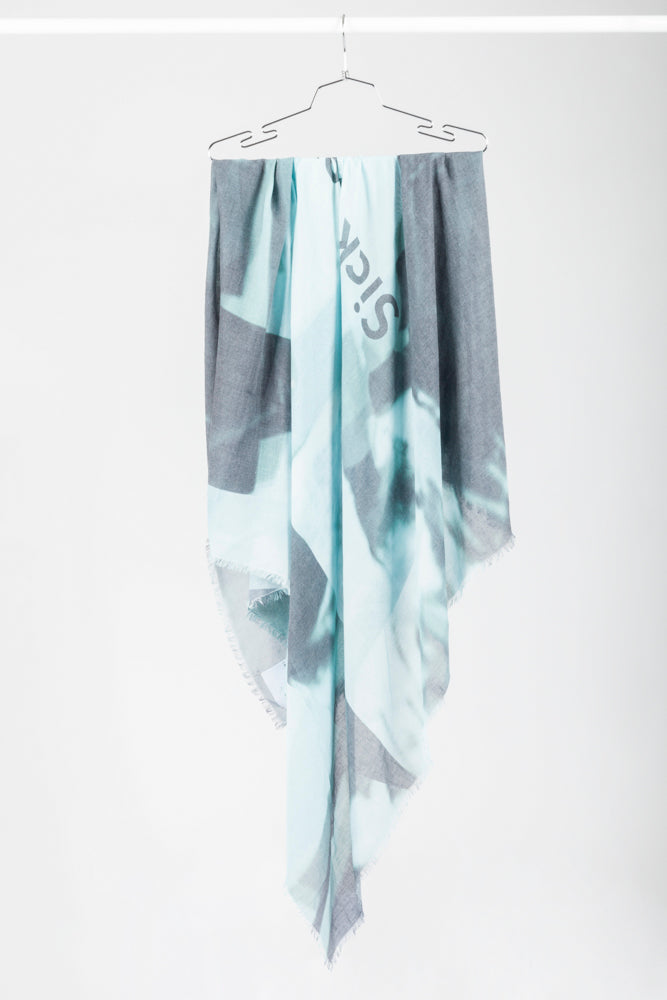 Mint green scarf - Natural Born Humans Store