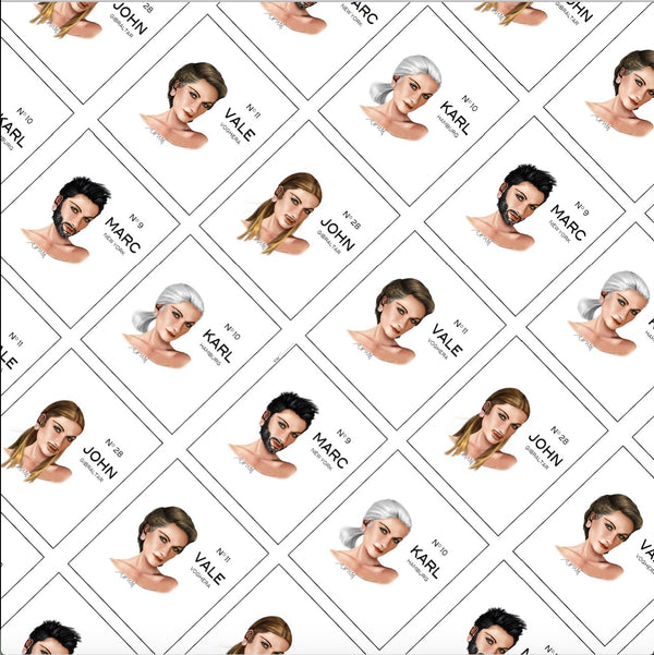 Famous white Face Scarf by Saul Zanolari in Pre-Order - Natural Born Humans Store