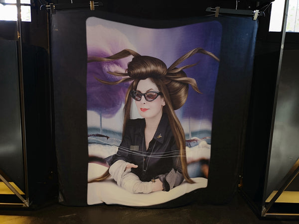 Diane Pernet Scarf by Saul Zanolary Limited Edition - PRE ORDER - Natural Born Humans Store