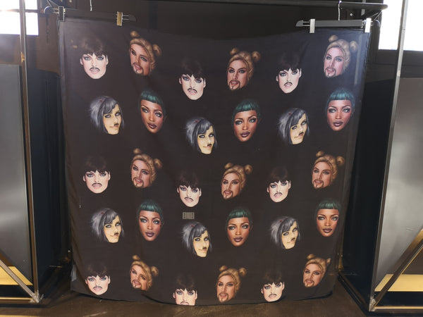 Famous Face Scarf by Saul Zanolari in Pre-Order - Natural Born Humans Store
