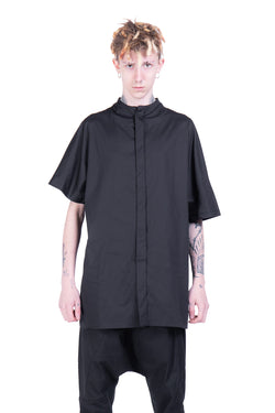 Korean Contemporary Black Shirt - Natural Born Humans Store