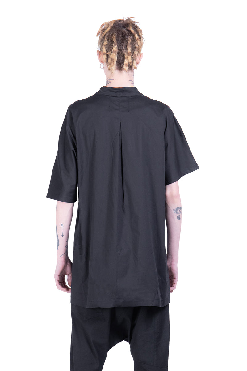 Korean Contemporary Black Shirt - Natural Born Humans Store